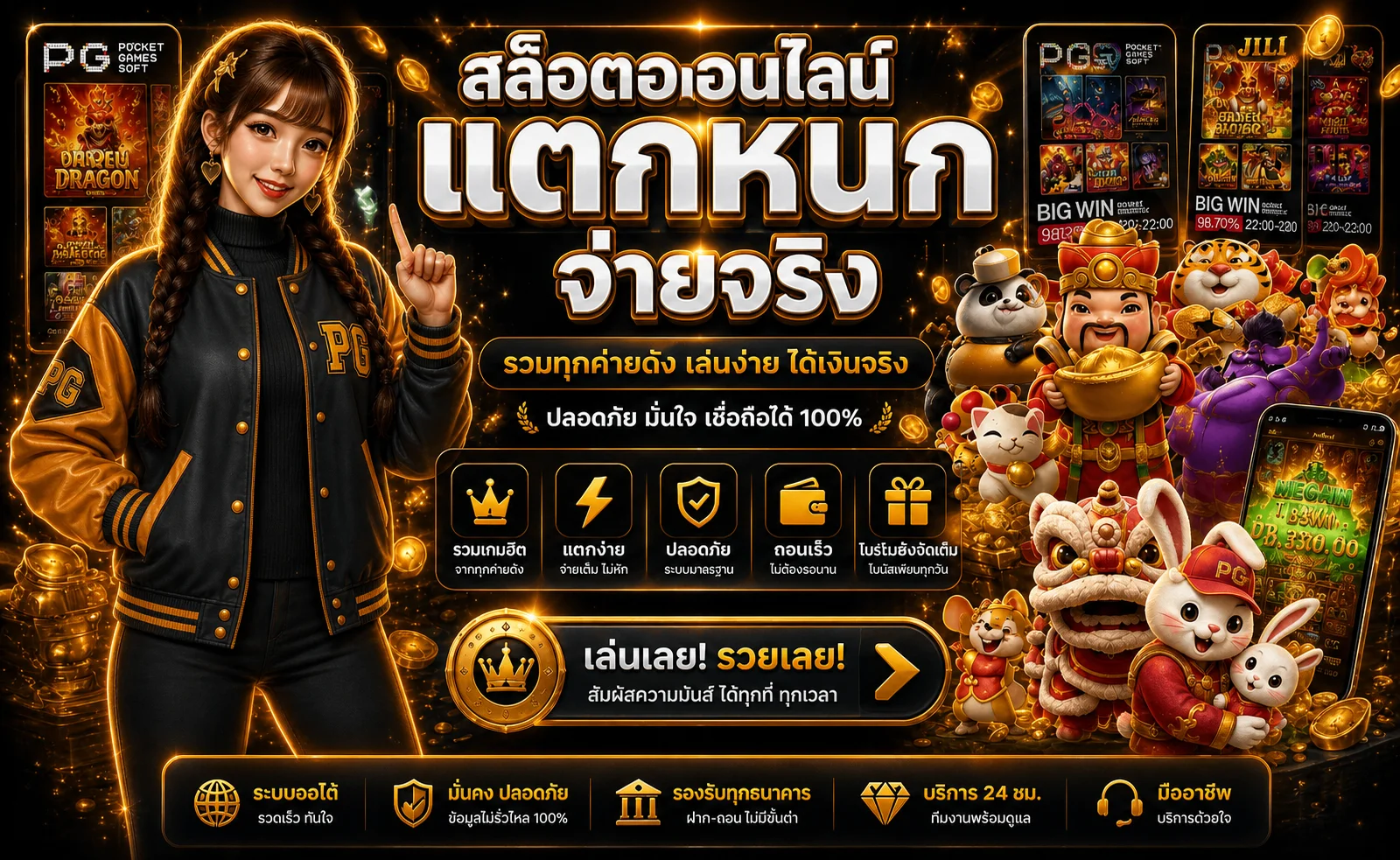 สล็อตออนไลน์และตัวละครเกมบน SAFEZONE 888